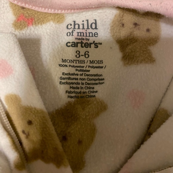 Lot of 3 Carters Footie Pajamas for Baby - Size 3-6M - Picture 7 of 10